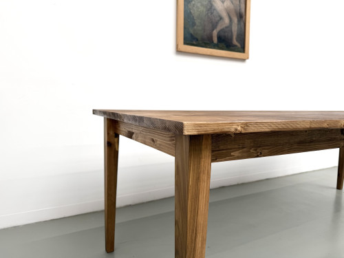 Table de ferme en édition contemporaine, 240 cm, vue 7