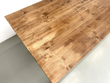 Table de ferme en édition contemporaine, 240 cm, vue 11
