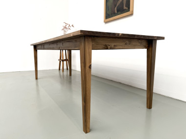 Table de ferme en édition contemporaine, 240 cm, vue 15