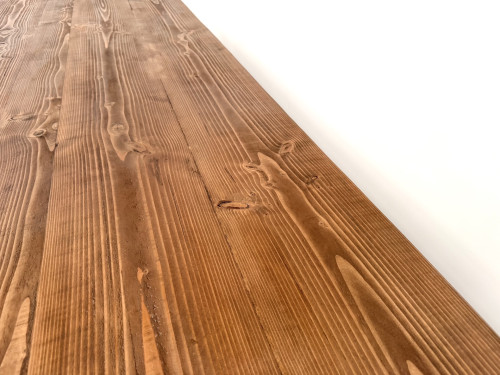 Table XXL en pin massif, circa 1970, vue 6