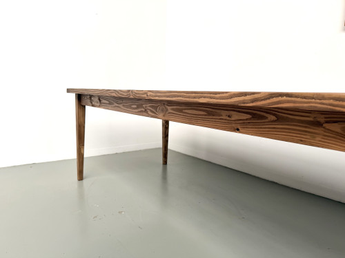 Table XXL en pin massif, circa 1970, vue 7