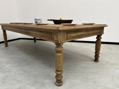 Majestueuse table de salle à manger, style Napoléon III, circa 1880, vue 48