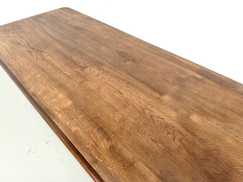 Table de ferme bourgeoise en chêne, années 50, vue 5