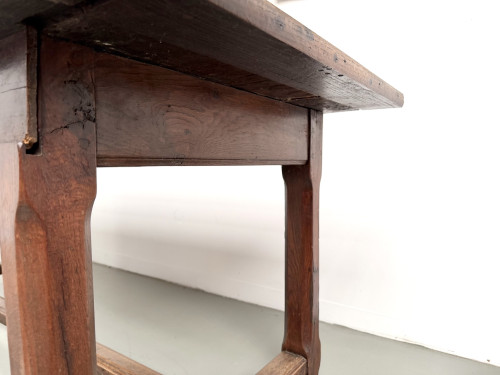 Table de ferme campagne en chêne massif XXème, vue 14