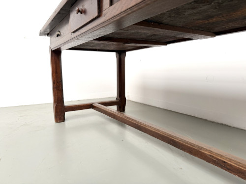 Table de ferme campagne en chêne massif XXème, vue 15