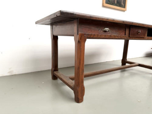 Table de ferme campagne en chêne massif XXème, vue 18