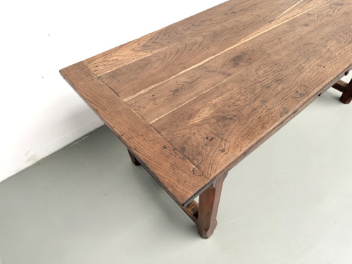 Table de ferme campagne en chêne massif XXème, vue 20