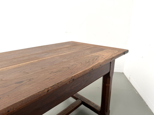 Table de ferme campagne en chêne massif XXème, vue 21