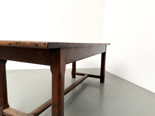 Table de ferme campagne en chêne massif XXème, vue 23