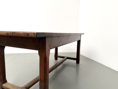 Table de ferme campagne en chêne massif XXème, vue 23