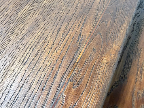 Table basse en chêne à double plateau, vue 10