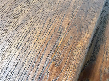 Table basse en chêne à double plateau, vue 10