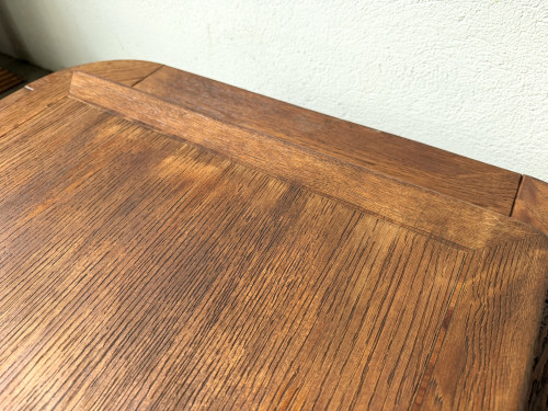 Table basse en chêne à double plateau, vue 11