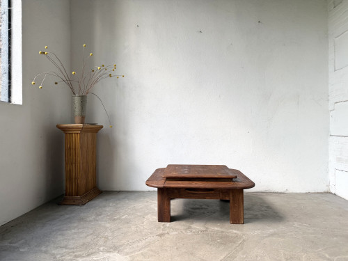 Table basse en chêne à double plateau, vue 13
