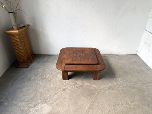 Table basse en chêne à double plateau, vue 14