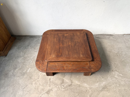 Table basse en chêne à double plateau, vue 15