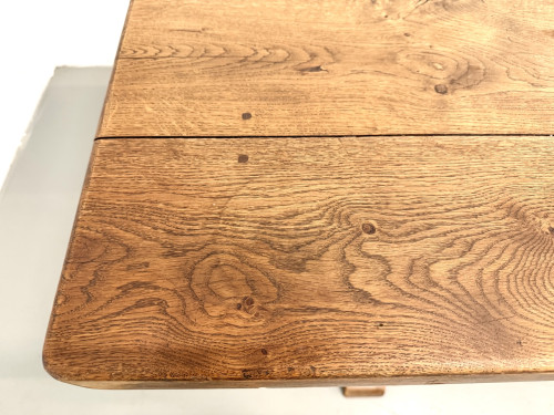 Table monastère en chêne, circa 1900, vue 8