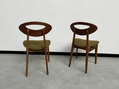 Duo de chaises Roger Landault pour Sentou, vue 2