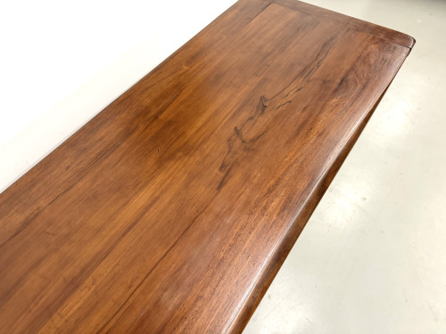 Table de ferme circa 1900 en chêne et pin massif, vue 12