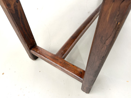 Table de ferme circa 1900 en chêne et pin massif, vue 23