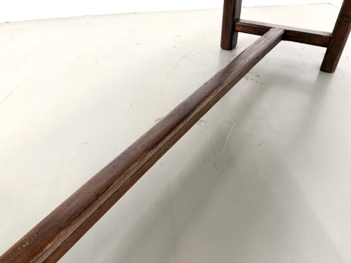 Table de ferme circa 1900 en chêne et pin massif, vue 24