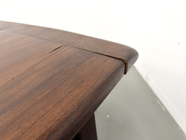 Table de ferme circa 1900 en chêne et pin massif, vue 27