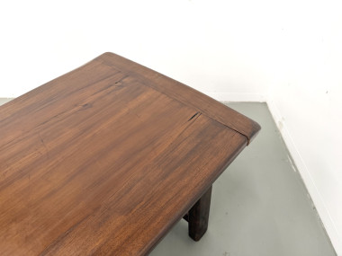 Table de ferme circa 1900 en chêne et pin massif, vue 29