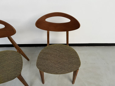 Duo de chaises Roger Landault pour Sentou, vue 9