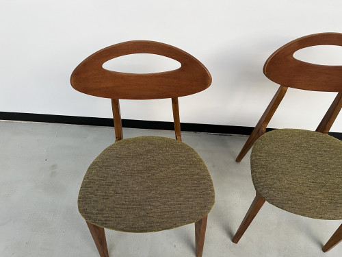 Duo de chaises Roger Landault pour Sentou, vue 10