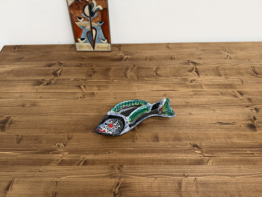 Plat / vide-poche « Poisson » en céramique de Vallauris – Années 1950-1960, vue 2