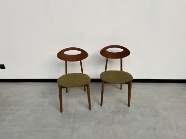 Duo de chaises Roger Landault pour Sentou, vue 12