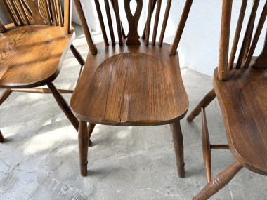 Suite de Quatre Chaises "Windsor", vue 11