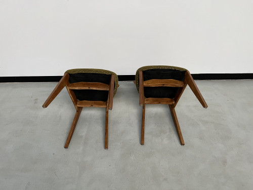 Duo de chaises Roger Landault pour Sentou, vue 15