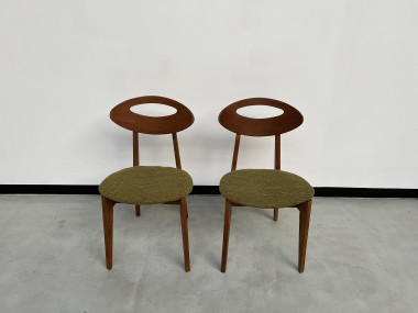 Duo de chaises Roger Landault pour Sentou, vue 16
