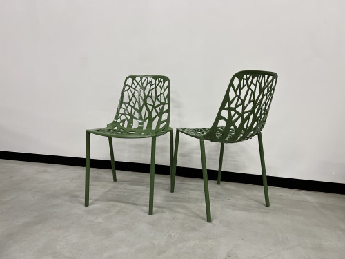 Duo de chaises Fast Forest, vert forêt, vue 5