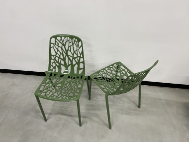 Duo de chaises Fast Forest, vert forêt, vue 6
