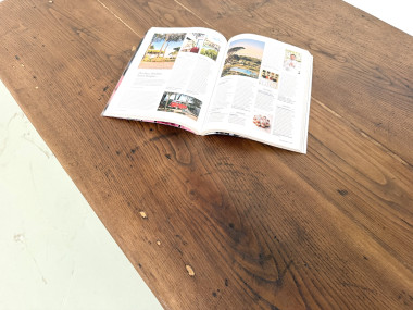 Table de ferme en chêne massif, années 30, vue 20