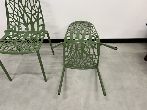 Duo de chaises Fast Forest, vert forêt, vue 8
