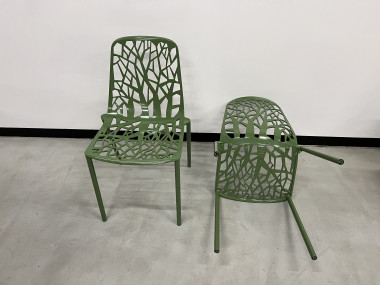 Duo de chaises Fast Forest, vert forêt, vue 9