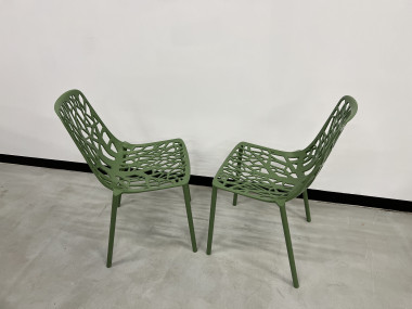 Duo de chaises Fast Forest, vert forêt, vue 10
