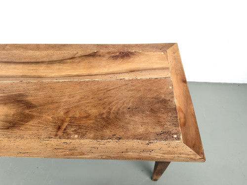 Table de ferme en noyer massif, années 50, vue 5