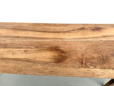 Table de ferme en noyer massif, années 50, vue 6