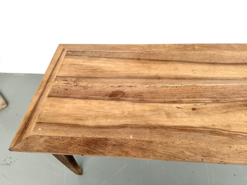 Table de ferme en noyer massif, années 50, vue 7