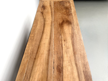 Table de ferme en noyer massif, années 50, vue 13