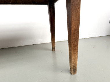 Table de ferme en noyer massif, années 50, vue 18