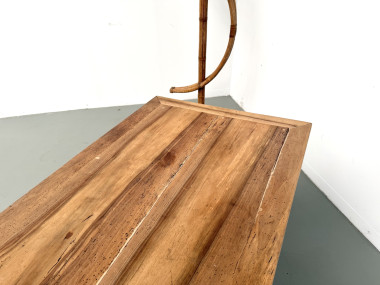 Table de ferme en noyer massif, années 50, vue 24