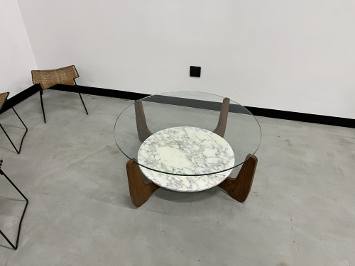 Table basse Hugues Poignant, circa 1970, vue 3