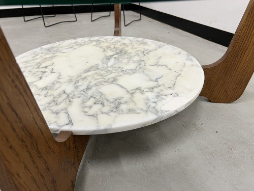 Table basse Hugues Poignant, circa 1970, vue 7