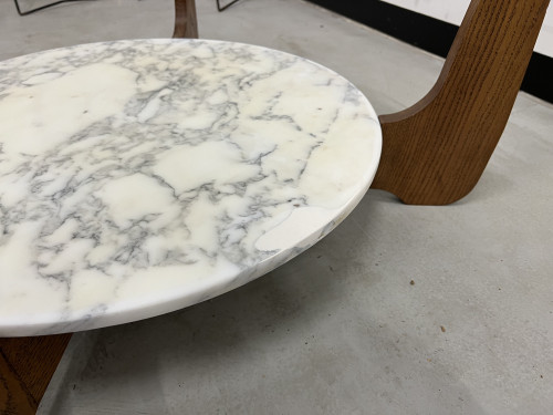 Table basse Hugues Poignant, circa 1970, vue 9
