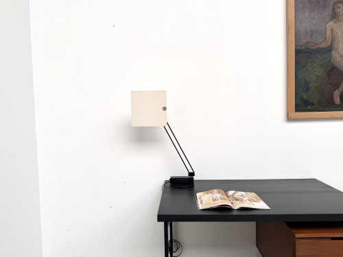 Lampe de bureau / table "WO" par Sacha Ketoff - Édition Aluminor, circa 1980, vue 2